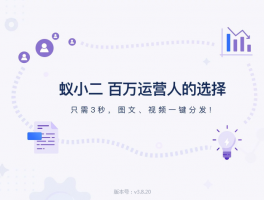 蚁小二—新媒体人的“office”，多账号同步分发